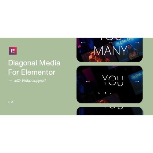 Diagonal Media for Elementor - Dghut