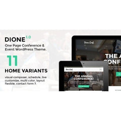 Dione – Conference & Event WordPress Theme - Dghut