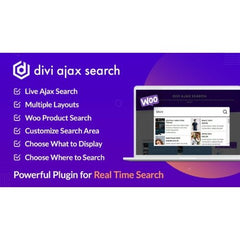 Divi Ajax Search - Dghut
