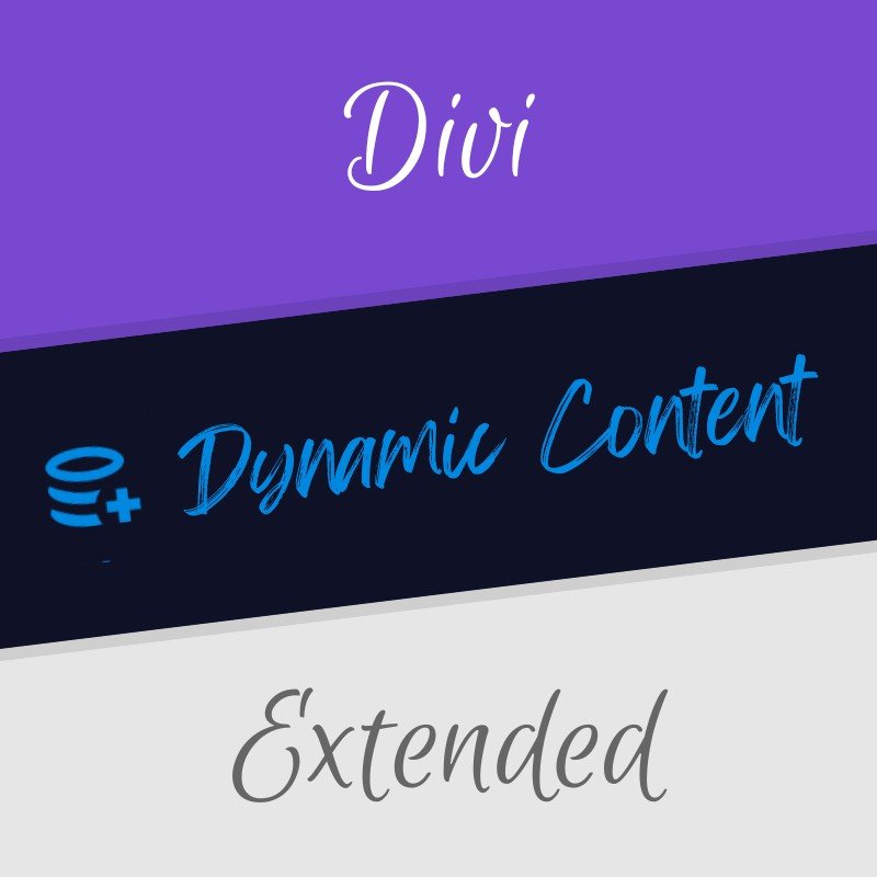 Divi Dynamic Content Extended - Dghut