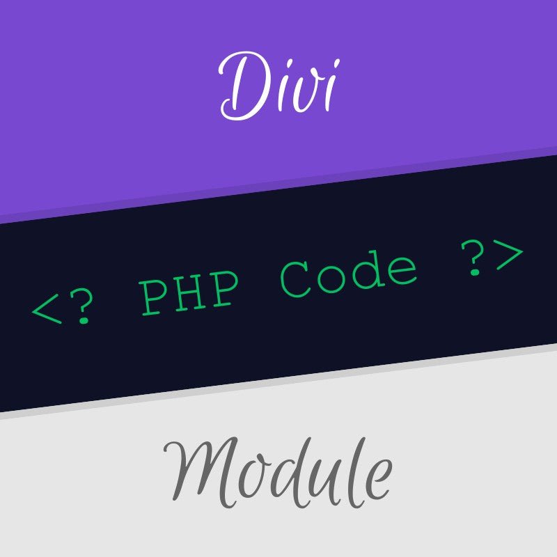 Divi PHP Code Module - Dghut