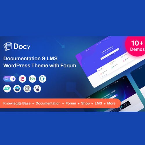 Docy – Premium Documentation, Knowledge Base & LMS WordPress Theme with Helpdesk Forum - Dghut