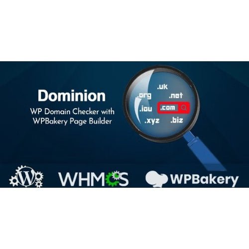 Dominion – WP Domain Checker with WPBakery Page Builder - Dghut