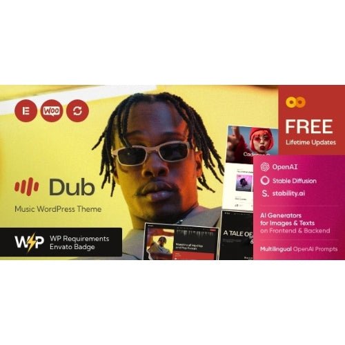 Dub – Music WordPress Theme - Dghut