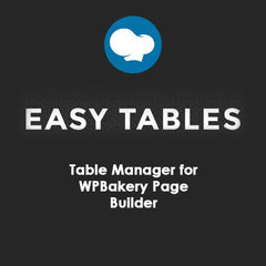 Easy Tables – Table Manager for WPBakery Page Builder - Dghut