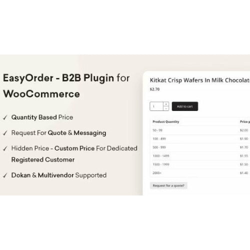 EasyOrder – B2B Plugin for WooCommerce - Dghut
