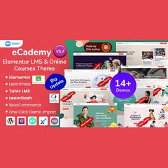 eCademy – Education LMS & Online Coaching Courses WordPress Theme - Dghut