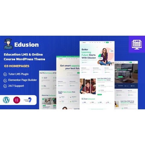 Edusion – Education LMS WordPress Theme - Dghut