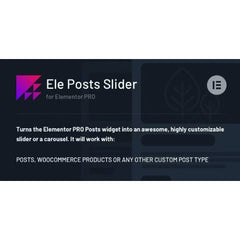 Ele Posts Slider – Any Post Type Slider for Elementor PRO - Dghut