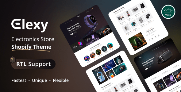 Elexy - Electronics Store Shopify Theme OS 2.0 - Dghut