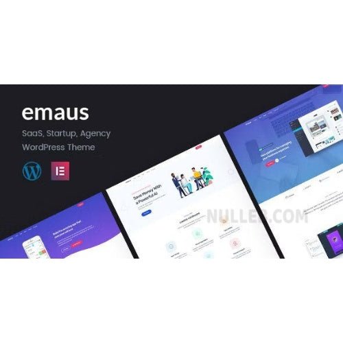 Emaus – SaaS App and Startup Elementor WordPress Theme - Dghut