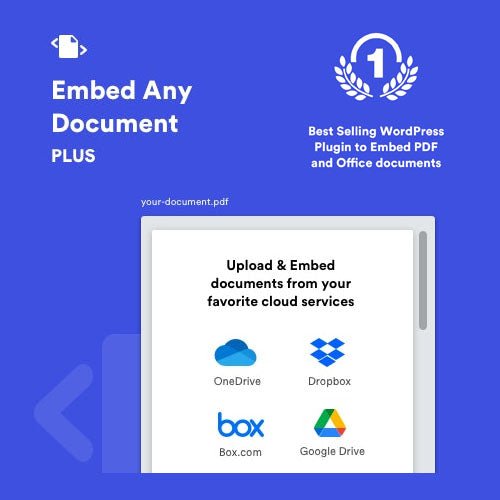 Embed Any Document Plus – WordPress Plugin - Dghut
