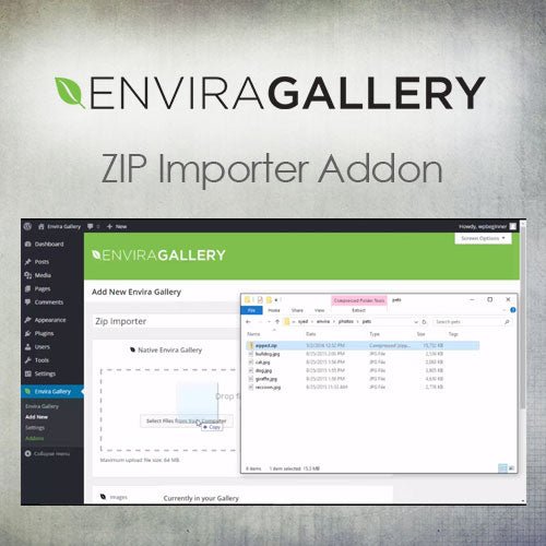 Envira Gallery – ZIP Importer Addon - Dghut