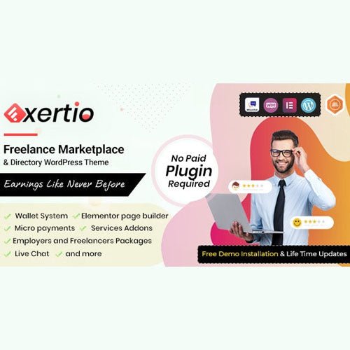 Exertio – Freelance Marketplace WordPress Theme - Dghut