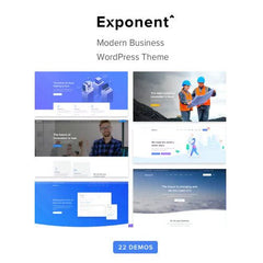 Exponent – Modern Multi - Purpose Business WordPress theme - Dghut