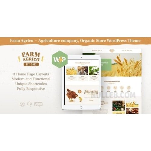 Farm Agrico | Agricultural Business & Organic Food WordPress Theme - Dghut