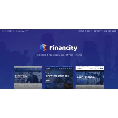 Financity – Business/Financial/Finance WordPress Theme - Dghut
