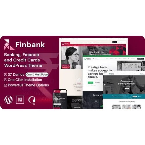 Finbank – Banking and Finance WordPress Theme - Dghut