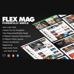 Flex Mag – Responsive WordPress News Theme - Dghut