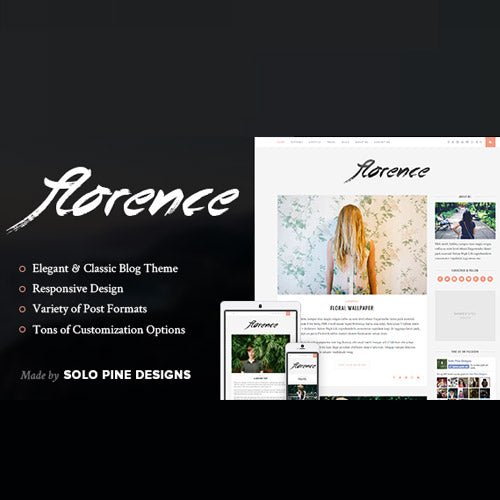 Florence – A Responsive WordPress Blog Theme - Dghut