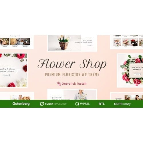 Flower Shop – Decoration Store and Floristic WordPress Theme - Dghut