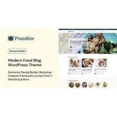Foodior – Personal Food Blog WordPress Theme - Dghut