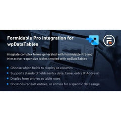 Formidable Forms integration for wpDataTables - Dghut