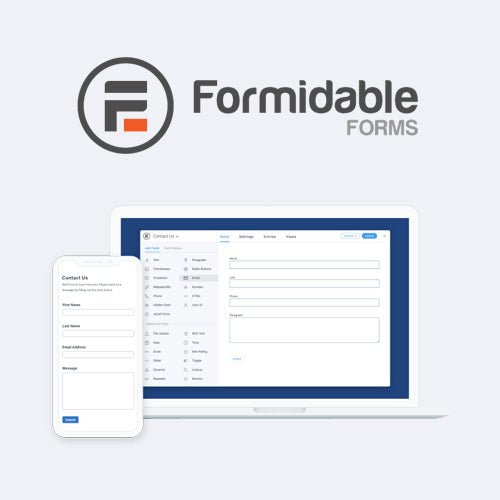 Formidable Forms Pro – WordPress Form Builder Plugin - Dghut