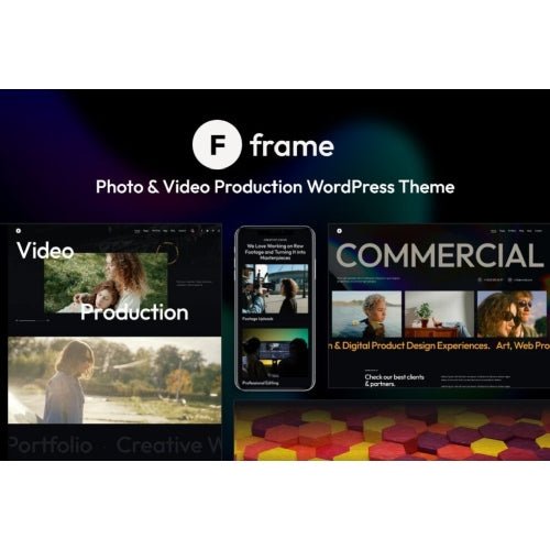 Frame – Photo & Video Production WordPress Theme - Dghut
