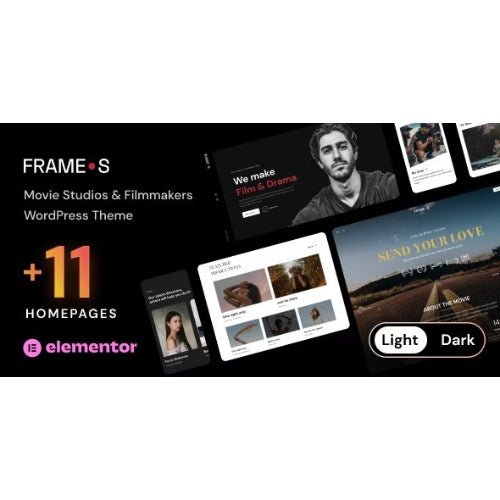 Frames – Movie Studios & Filmmakers WordPress Theme - Dghut