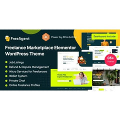 FreeAgent – Freelance Marketplace Elementor WordPress Theme - Dghut
