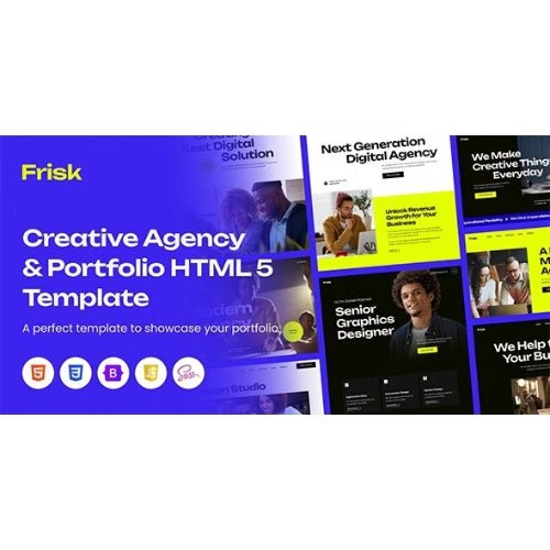 Frisk – Creative Agency & Portfolio Template - Dghut