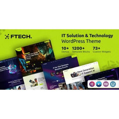 Ftech – IT Solution & Technology WordPress Theme - Dghut