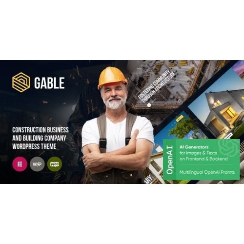 Gable – Construction & Building WordPress Theme - Dghut