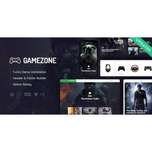 Gamezone | Video Gaming Blog & Esports Store WordPress Theme - Dghut