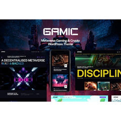 Gamic – Metaverse Gaming & Crypto WordPress Theme - Dghut