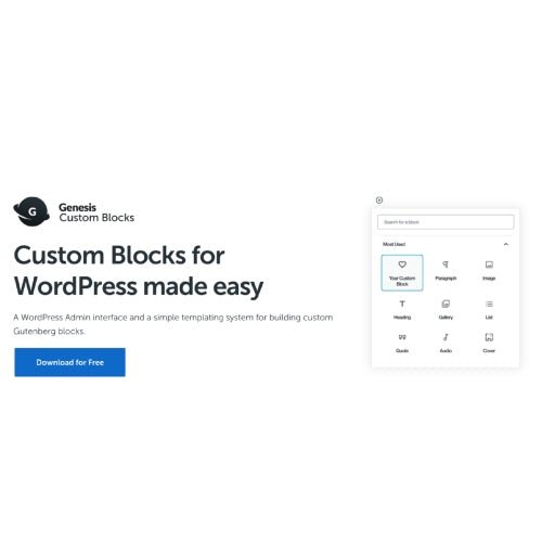 Genesis Custom Blocks Pro - Dghut