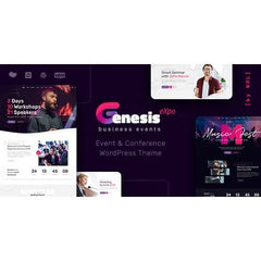 GenesisExpo | Business Events & Conference WordPress Theme - Dghut