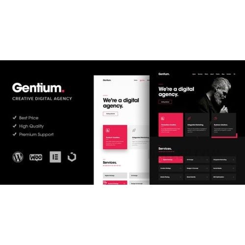 Gentium – A Creative Digital Agency WordPress Theme - Dghut