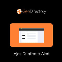 GeoDirectory Ajax Duplicate Alert - Dghut