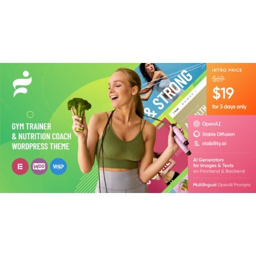 Glare – Dietitian & Health Coach WordPress Theme - Dghut