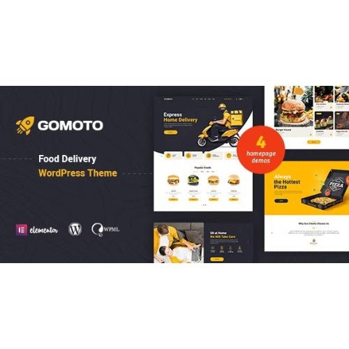 Gomoto – Food Delivery & Medical Supplies WordPress Theme - Dghut