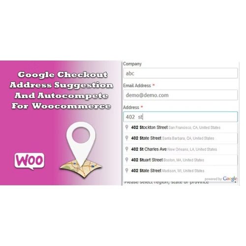 Google Checkout Address Suggestion And Autocomplete For WooCommerce - Dghut