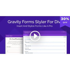 Gravity Forms Styler For Divi – [Wpzone] - Dghut