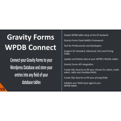 Gravity Forms – WPDB / MySQL Connect - Dghut