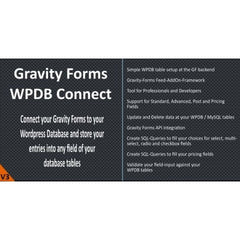 Gravity Forms – WPDB / MySQL Connect - Dghut