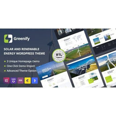 Greenify | Solar & Renewable Energy WordPress Theme - Dghut
