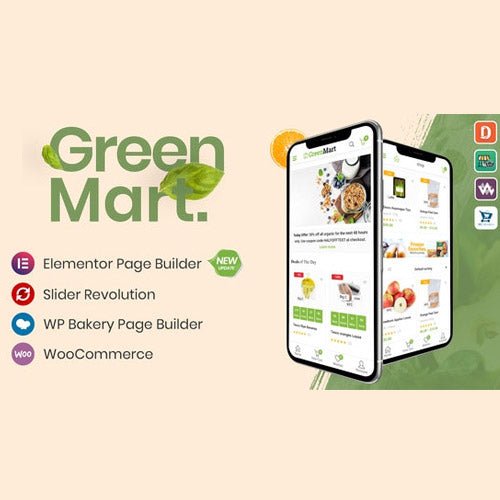 GreenMart – Organic & Food WooCommerce WordPress Theme - Dghut