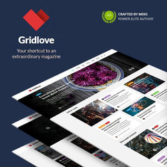 Gridlove – Creative Grid Style News & Magazine WordPress Theme - Dghut