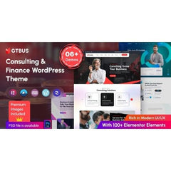 GTBUS – Consulting & Finance WordPress Theme - Dghut